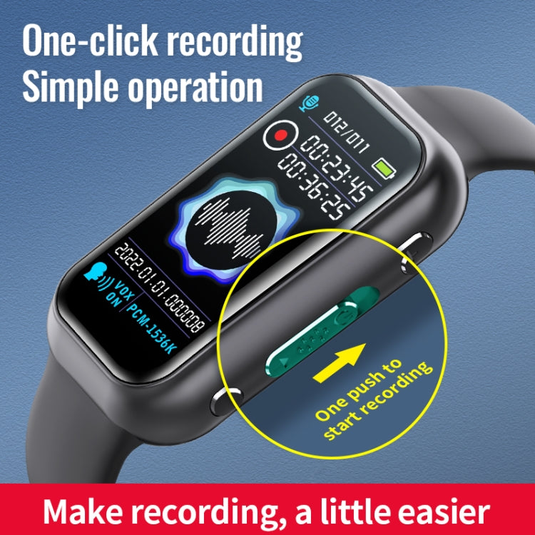 JNN S16 Smart HD Noise Reduction Bluetooth MP3 Voice Control Recording Bracelet, Memory:32GB - free shipping - PMC TechLife - Order now!