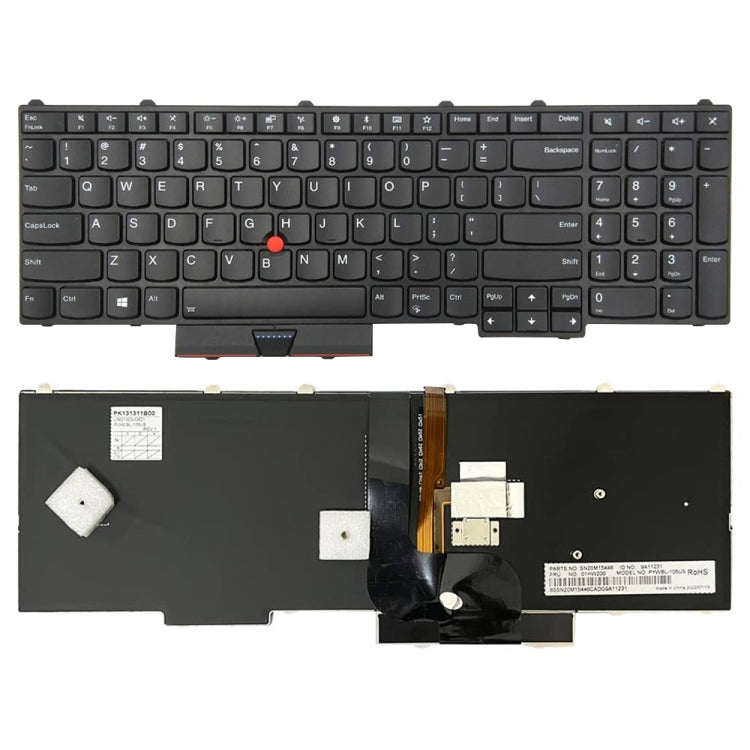 For Lenovo ThinkPad P50 P51 P70 P71 US Version Backlight Laptop Keyboard with Pointing - Lenovo Spare Parts by PMC TechLife | Online Shopping South Africa | PMC TechLife