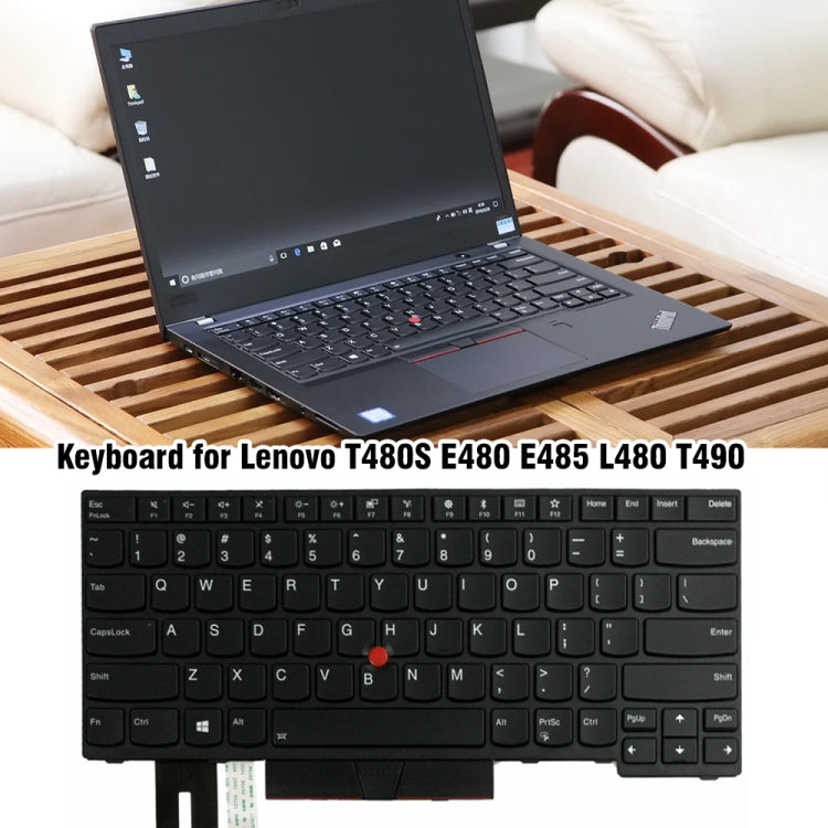 For Lenovo T480S E480 E485 L480 T490 US Version Laptop Keyboard - Lenovo Spare Parts by PMC TechLife | Online Shopping South Africa | PMC TechLife