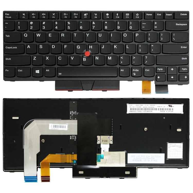 For Lenovo T470S/ThinkPad 13 2nd New S2 2017 US Version Laptop Keyboard - Lenovo Spare Parts by PMC TechLife | Online Shopping South Africa | PMC TechLife | Buy Now Pay Later Mobicred