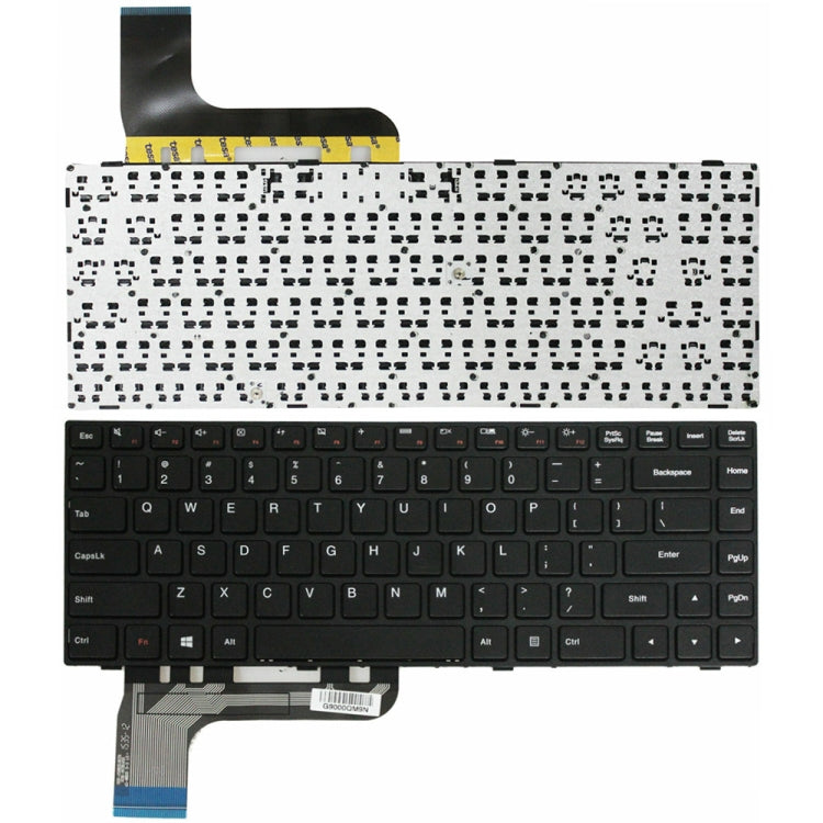 For Lenovo IdeaPad 100-14IBY US Version Laptop Keyboard - Lenovo Spare Parts by PMC TechLife | Online Shopping South Africa | PMC TechLife
