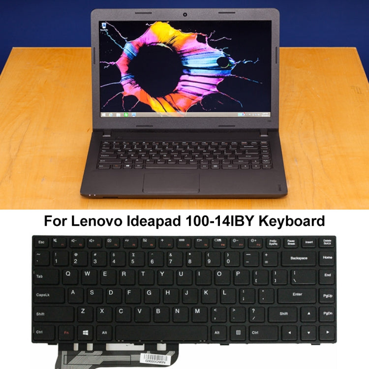 For Lenovo IdeaPad 100-14IBY US Version Laptop Keyboard - Lenovo Spare Parts by PMC TechLife | Online Shopping South Africa | PMC TechLife