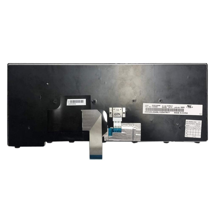 For Lenovo Thinkpad T460 T440S T440P L470 German Version Laptop Keyboard - Lenovo Spare Parts by PMC TechLife | Online Shopping South Africa | PMC TechLife | Buy Now Pay Later Mobicred