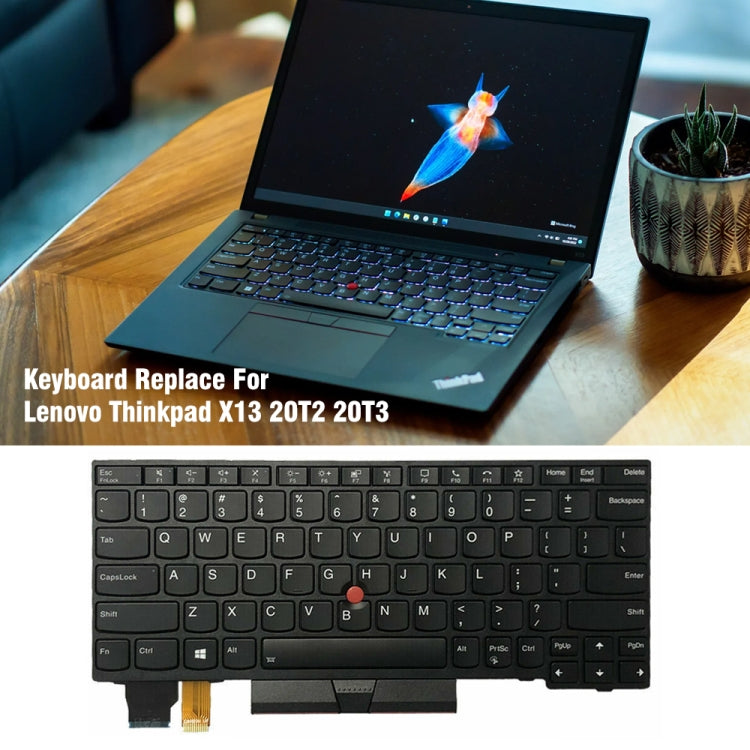 For Lenovo ThinkPad X13 20T2 20T3 20UF US Version Backlight Laptop Keyboard - Lenovo Spare Parts by PMC TechLife | Online Shopping South Africa | PMC TechLife