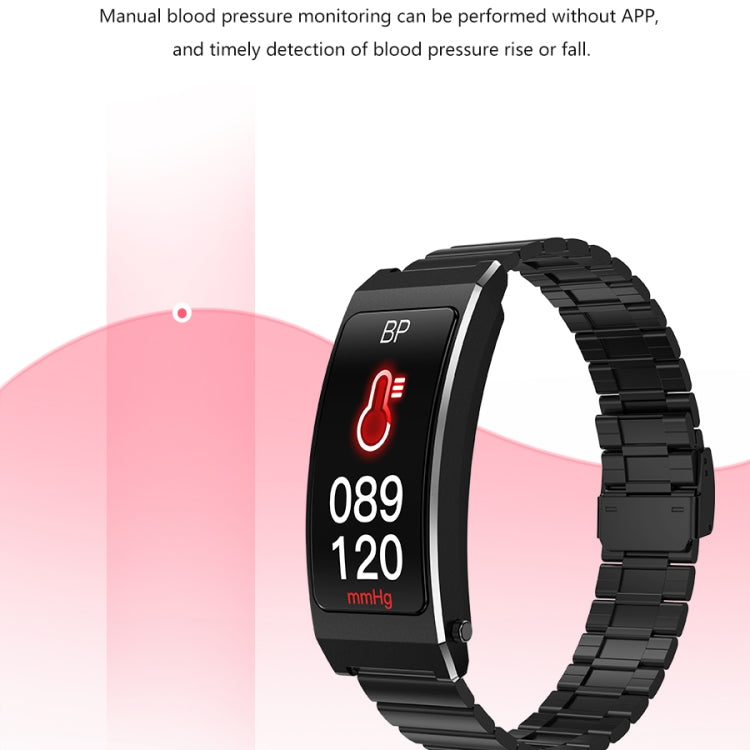 K13S 1.14 inch TFT Screen Slub Steel Strap Smart Calling Bracelet Supports Sleep Management/Blood Oxygen Monitoring(Rose Gold) - free shipping - PMC TechLife - Order now!