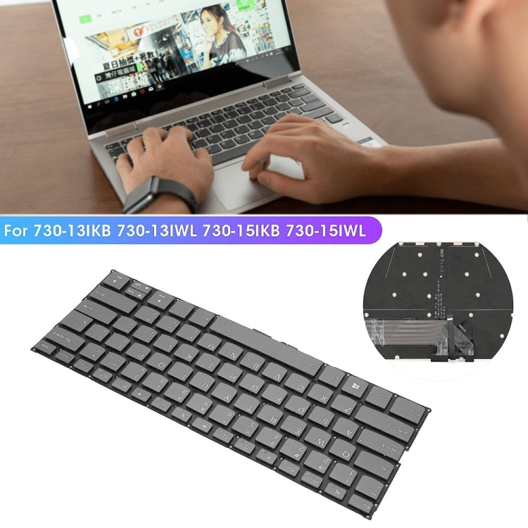 For Lenovo Yoga 730-13IKB / 730-13IWL US Version Backlight Laptop Keyboard - Lenovo Spare Parts by PMC TechLife | Online Shopping South Africa | PMC TechLife