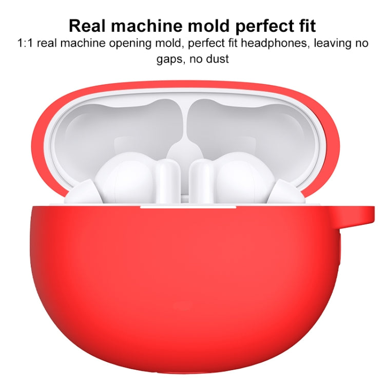 For Xiaomi Redmi Buds 4 Active Shockproof Silicone Earphone Protective Case with Hook(White) - Xiaomi Earphone Case by PMC TechLife | Online Shopping South Africa | PMC TechLife