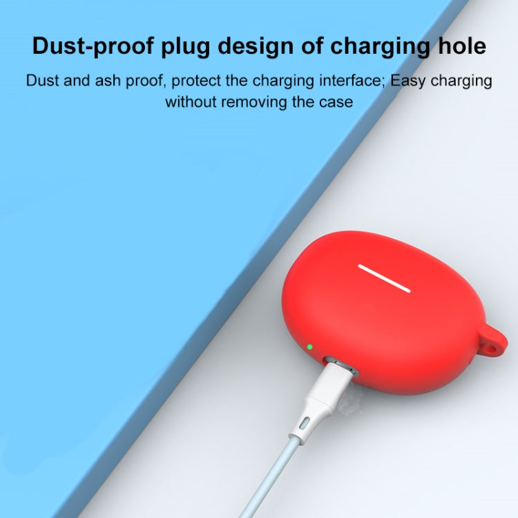 For Xiaomi Redmi Buds 4 Active Shockproof Silicone Earphone Protective Case with Hook(Midnight Blue) - Xiaomi Earphone Case by PMC TechLife | Online Shopping South Africa | PMC TechLife