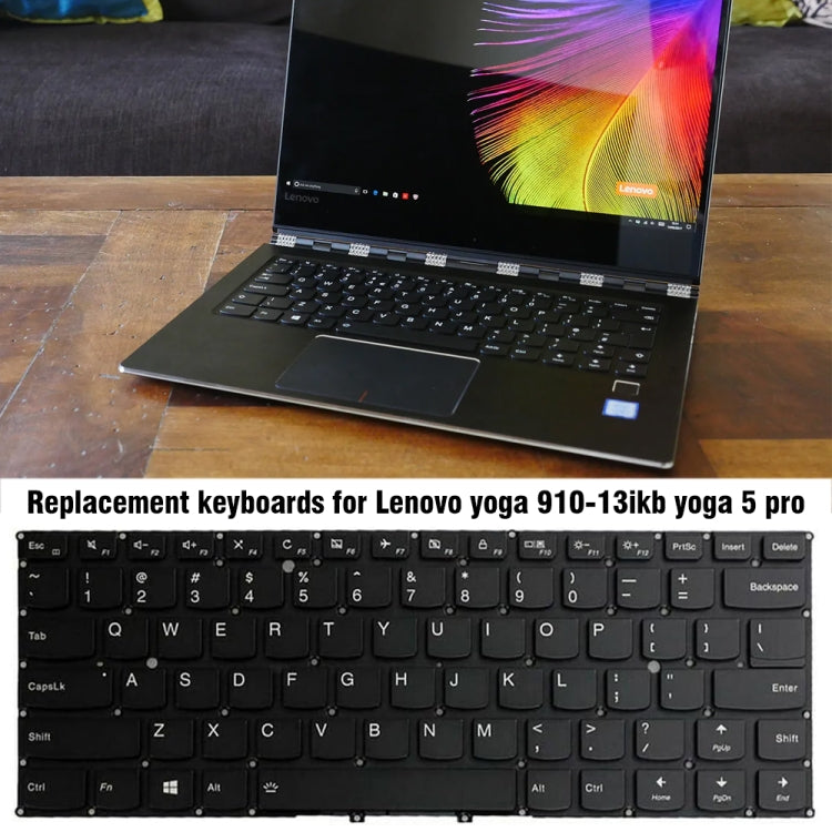 For Lenovo Yoga 910-13JKB / Yoga 5 Pro Backlight Laptop Keyboard without Frame - Lenovo Spare Parts by PMC TechLife | Online Shopping South Africa | PMC TechLife