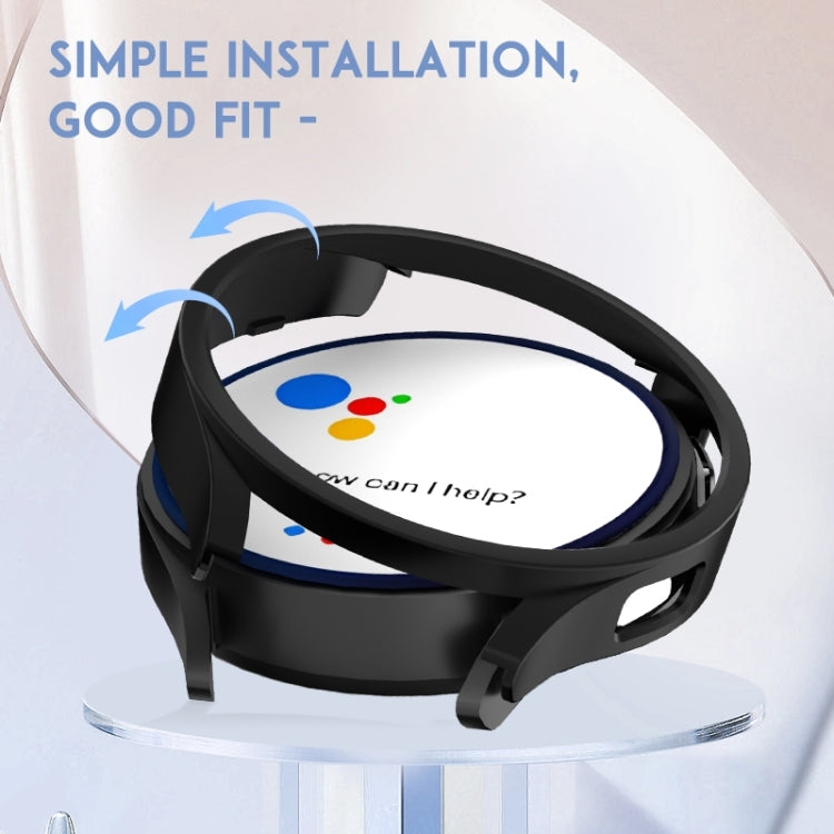 For Samsung Galaxy Watch 6 44mm Half-inclusive PC Watch Protective Case(Light Green) - Watch Cases by PMC TechLife | Online Shopping South Africa | PMC TechLife