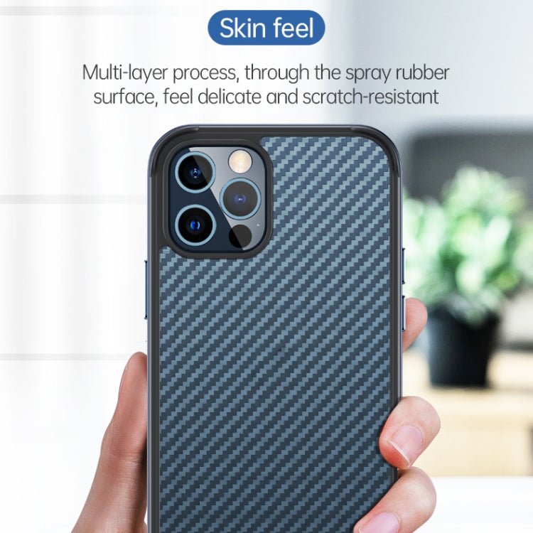 For iPhone 13 Pro Max SULADA Luxury 3D Carbon Fiber Textured Metal + TPU Frame Phone Case(Silver) - free shipping - PMC TechLife - Order now!