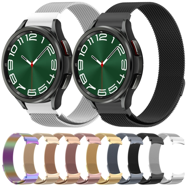 For Samsung Galaxy Watch 6 / 6 Classic Milan Magnetic Metal Watch Band(Silver) - free shipping - PMC TechLife - Order now!
