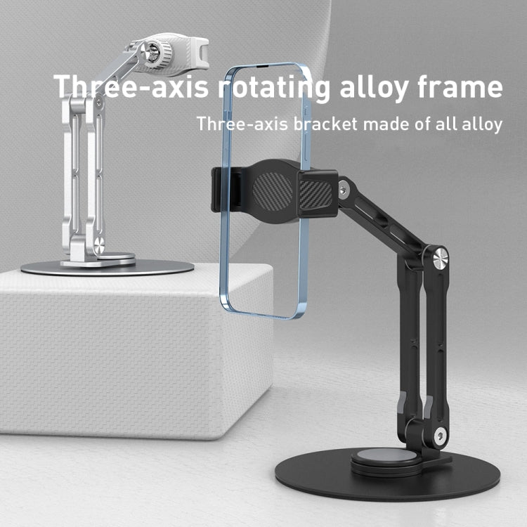 R-JUST HZ42 Clip Type Disc Rotating Phone Desktop Stand(Black) - free shipping - PMC TechLife - Order now!