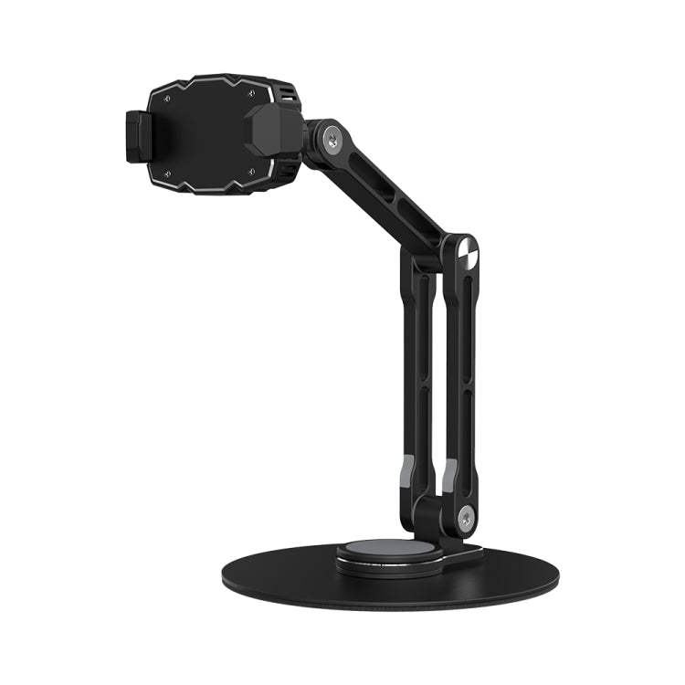 R-JUST HZ43 Cooling Rotating Live Phone Holder(Black) - Desktop Holder by R-JUST | Online Shopping South Africa | PMC TechLife | Buy Now Pay Later Mobicred