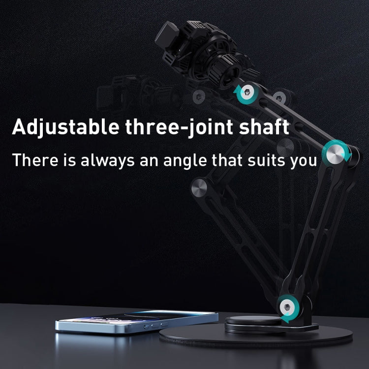 R-JUST HZ43 Cooling Rotating Live Phone Holder(Silver) - free shipping - PMC TechLife - Order now!