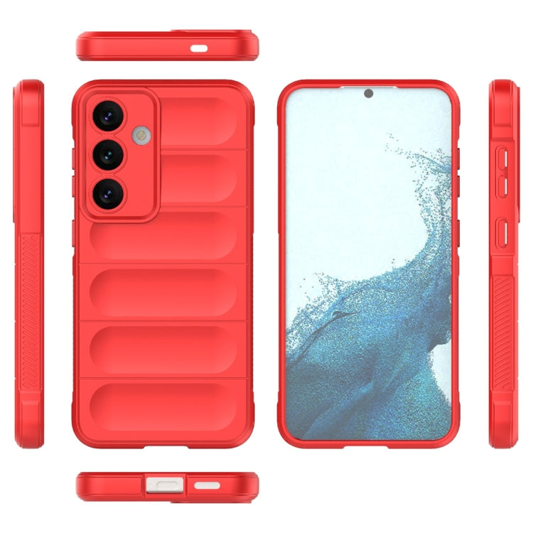 For Samsung Galaxy S24 5G Magic Shield TPU + Flannel Phone Case(Red) - free shipping - PMC TechLife - Order now!