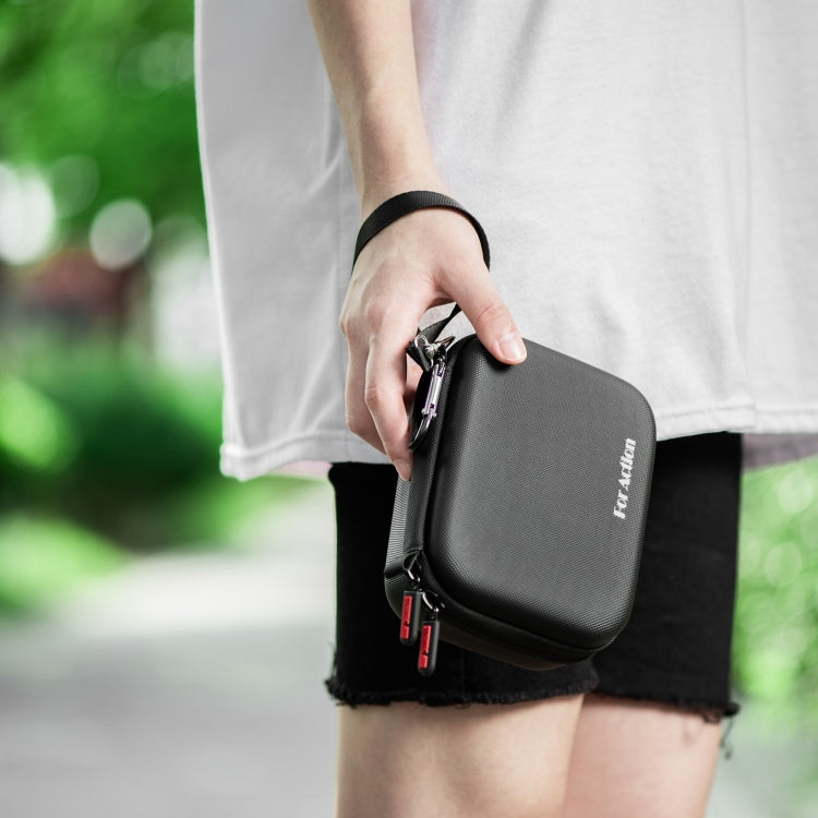 For DJI Osmo Action 4 STARTRC Portable PU Storage Box Case Standard Kit(Black) - free shipping - PMC TechLife - Order now!