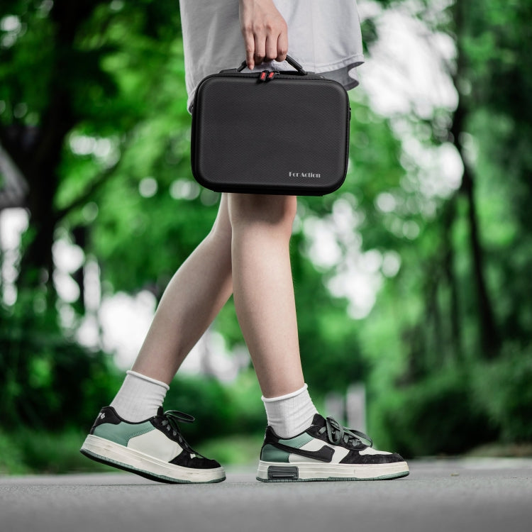 For DJI Osmo Action 4 STARTRC Portable PU Storage Box Case Full Kit(Black) - free shipping - PMC TechLife - Order now!