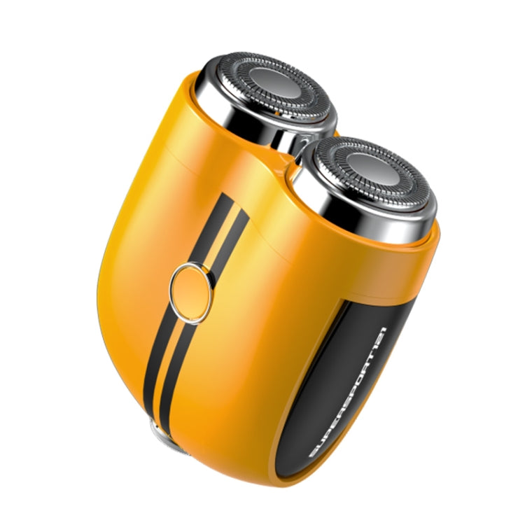 Portable Wet and Dry Double Shaving IPX7 Waterproof Electric Shaver(Yellow) - free shipping - PMC TechLife - Order now!