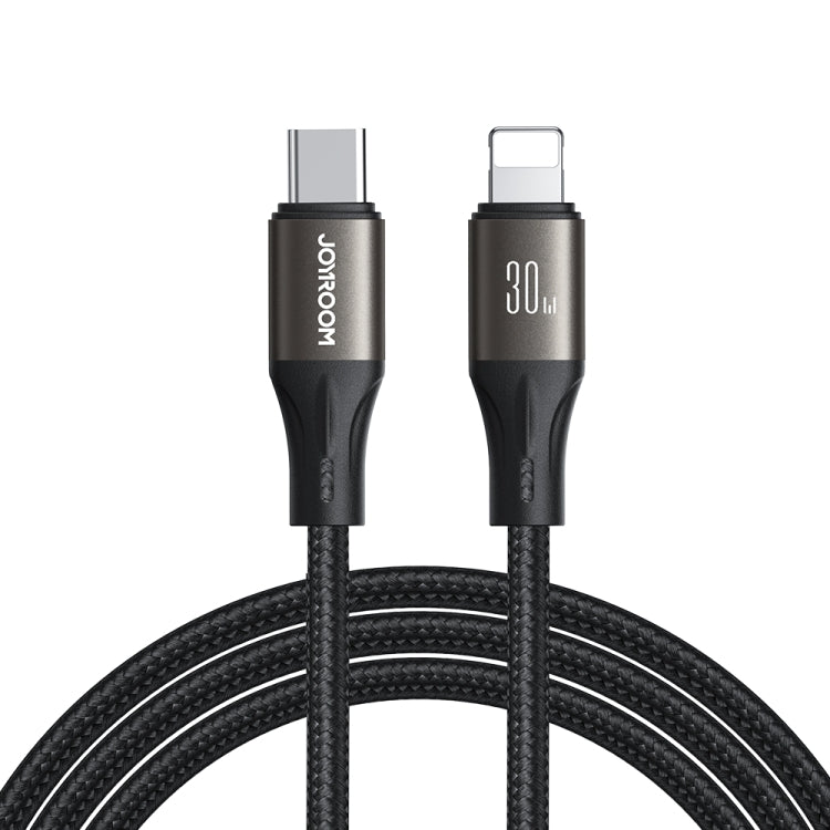 JOYROOM SA25-CL3 30W USB-C/Type-C to 8 Pin Fast Charge Data Cable, Length:1.2m(Black) - 2 in 1 Cable by JOYROOM | Online Shopping South Africa | PMC TechLife