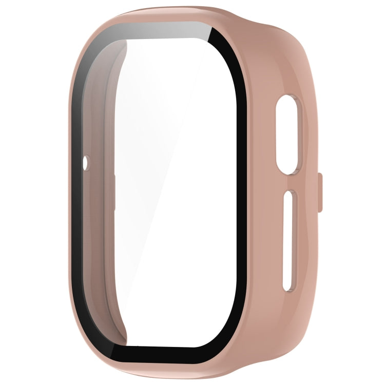 For Honor Watch 4 PC + 9H Tempered Glass Integrated Watch Case(Pink) - Watch Cases by PMC TechLife | Online Shopping South Africa | PMC TechLife | Buy Now Pay Later Mobicred