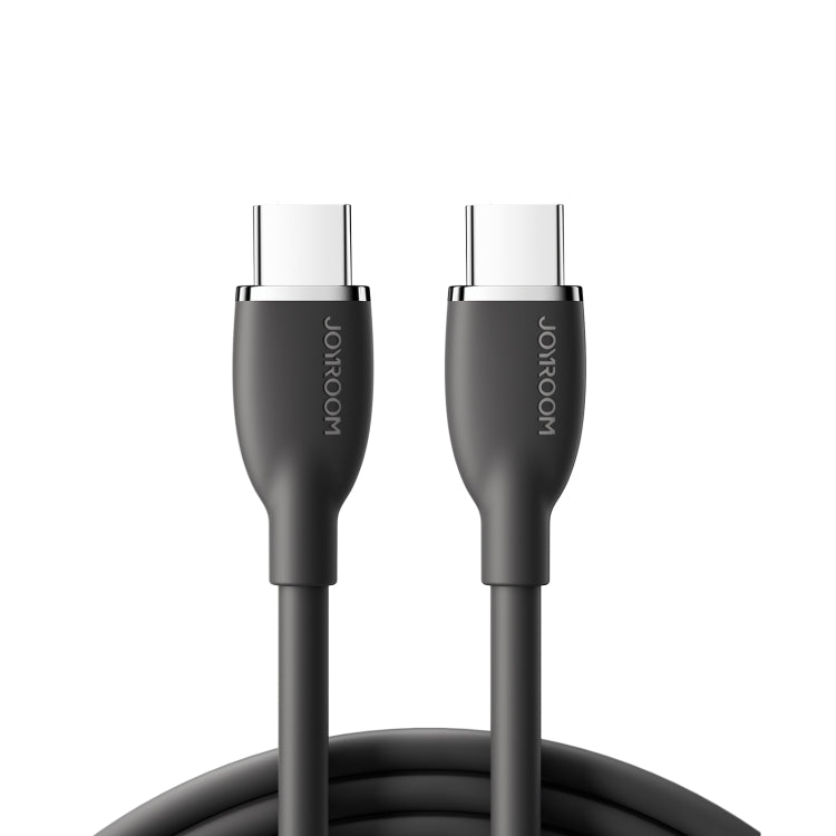 JOYROOM SA29-CC5 100W USB-C/Type-C to USB-C/Type-C Liquid Silicone Fast Charging Data Cable, Length: 1.2m(Black) - USB-C & Type-C Cable by JOYROOM | Online Shopping South Africa | PMC TechLife