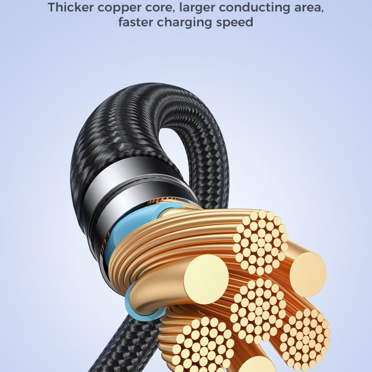 JOYROOM SA31-AC6 100W USB to USB-C/Type-C Fast Charge Data Cable, Length: 1.2m(Black) - USB-C & Type-C Cable by JOYROOM | Online Shopping South Africa | PMC TechLife