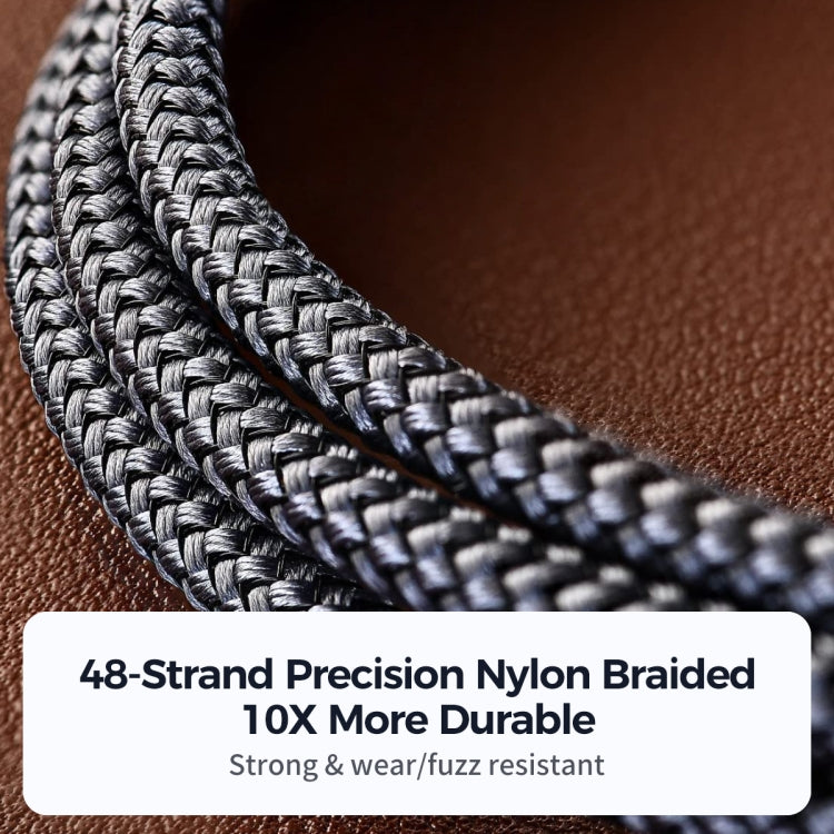 JOYROOM SA31-AL3 3A USB to 8 Pin Fast Charge Data Cable, Length: 1.2m(Black) - free shipping - PMC TechLife - Order now!