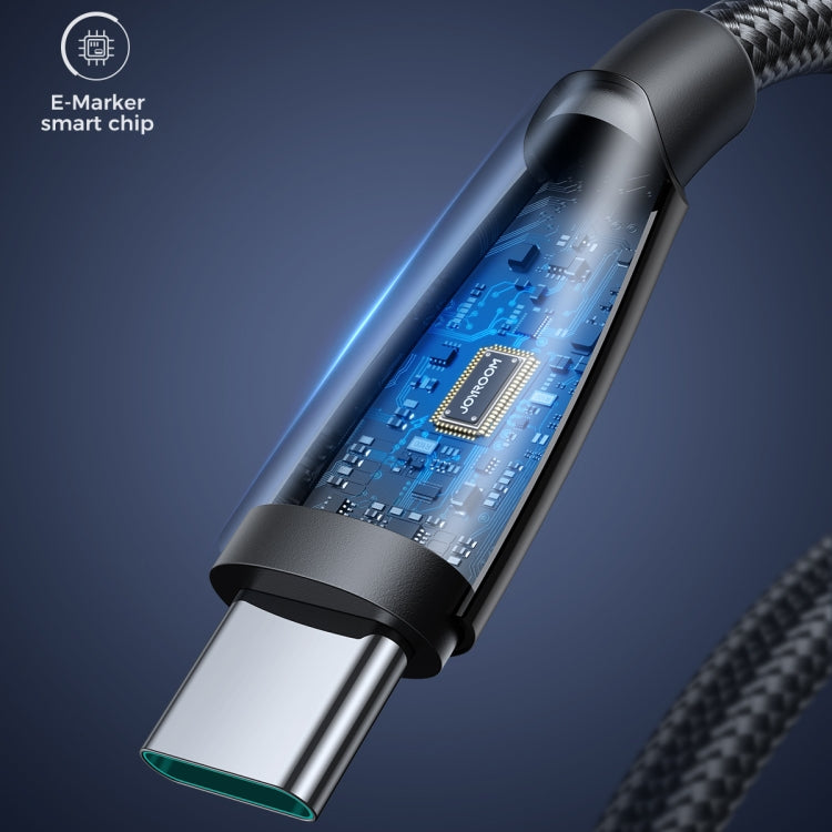JOYROOM SA31-CC5 240W USB-C/Type-C to USB-C/Type-C Fast Charge Data Cable, Length: 1.2m(Black) - free shipping - PMC TechLife - Order now!