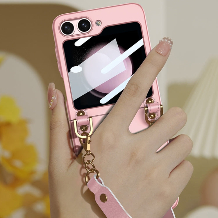 For Samsung Galaxy Z Flip5 GKK Ultra-thin Handbag Phone Case(Pink) - Galaxy Z Flip5 Cases by GKK | Online Shopping South Africa | PMC TechLife