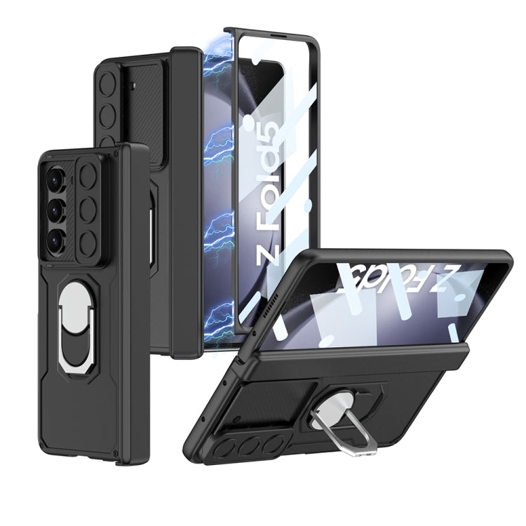 For Samsung Galaxy Z Fold5 GKK Integrated Folding Armored Shell PC Phone Case(Black) - free shipping - PMC TechLife - Order now!