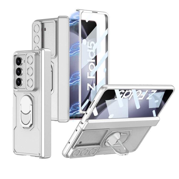 For Samsung Galaxy Z Fold5 GKK Integrated Folding Armored Shell PC Phone Case(Silver) - free shipping - PMC TechLife - Order now!