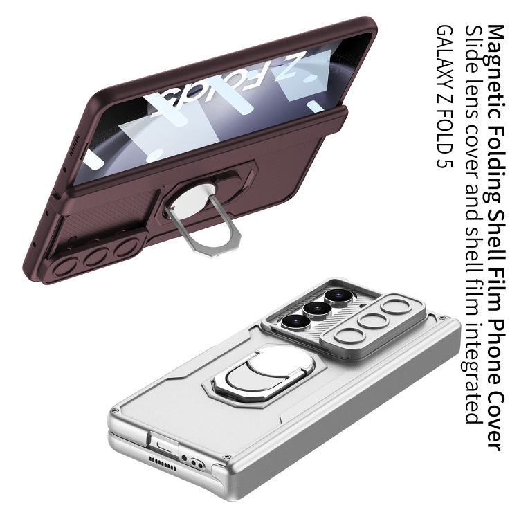 For Samsung Galaxy Z Fold5 GKK Integrated Folding Armored Shell PC Phone Case(Blue) - free shipping - PMC TechLife - Order now!