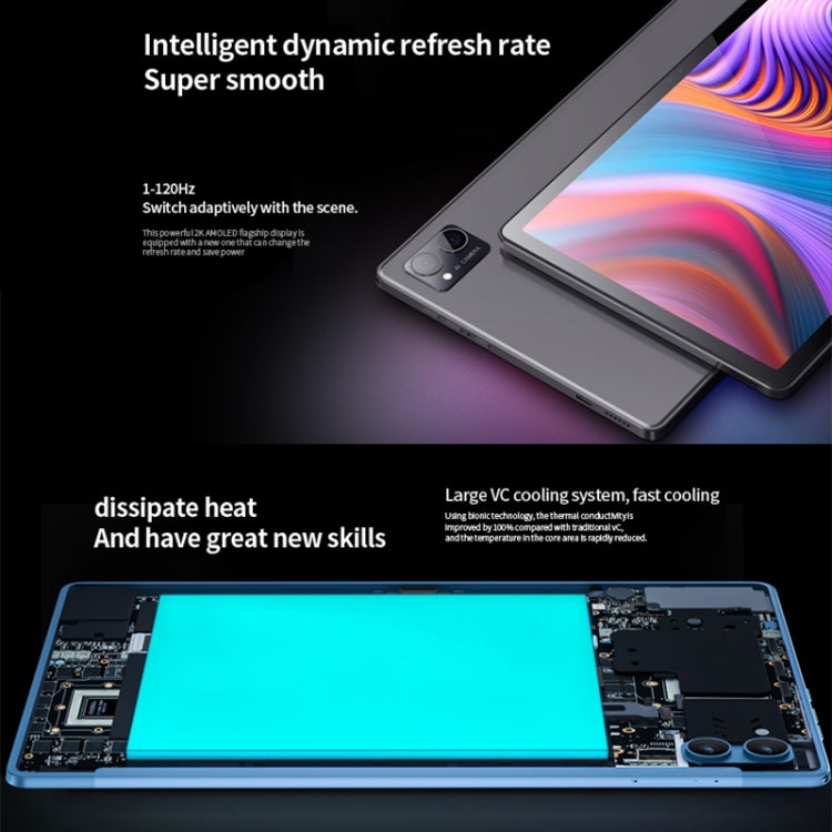 BDF P60 4G LTE Tablet PC 10.1 inch, 8GB+128GB, Android 11 MTK6755 Octa Core, Support Dual SIM, EU Plug(Blue) - free shipping - PMC TechLife - Order now!