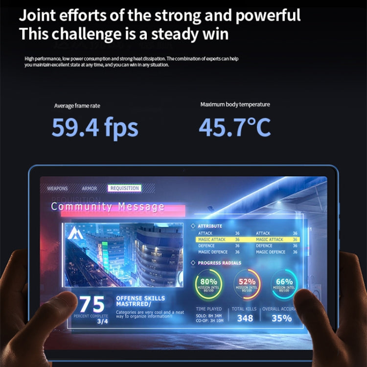 BDF P60 4G LTE Tablet PC 10.1 inch, 8GB+256GB, Android 12 MTK6762 Octa Core, Support Dual SIM, EU Plug(Grey) - free shipping - PMC TechLife - Order now!