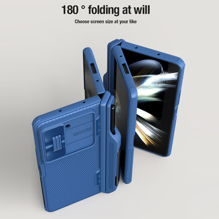 For Samsung Galaxy Z Fold5 NILLKIN Black Mirror Series Camshield PC Phone Case with Pen Slot(Green) - free shipping - PMC TechLife - Order now!