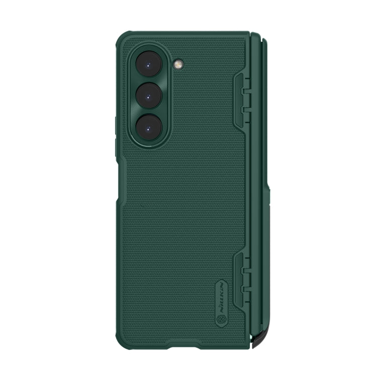 For Samsung Galaxy Z Fold5 NILLKIN Frosted Fold PC + TPU Phone Case with Holder(Green) - free shipping - PMC TechLife - Order now!