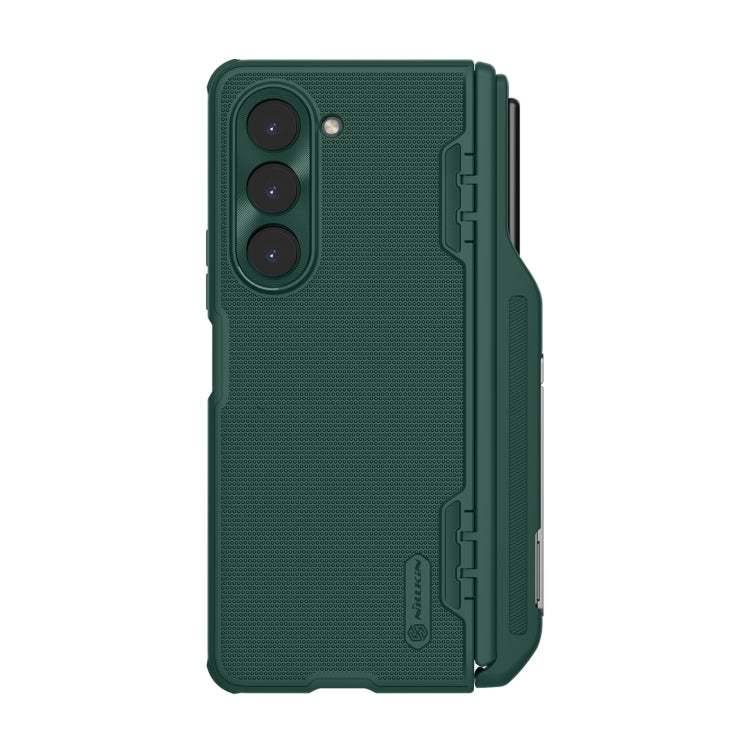 For Samsung Galaxy Z Fold5 NILLKIN Frosted Fold PC + TPU Phone Case with Pen Slot(Green) - free shipping - PMC TechLife - Order now!
