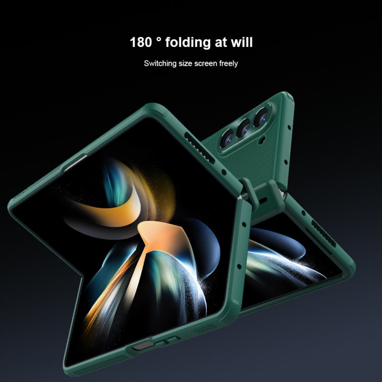For Samsung Galaxy Z Fold5 NILLKIN Frosted Fold PC + TPU Phone Case with Pen Slot(Green) - free shipping - PMC TechLife - Order now!