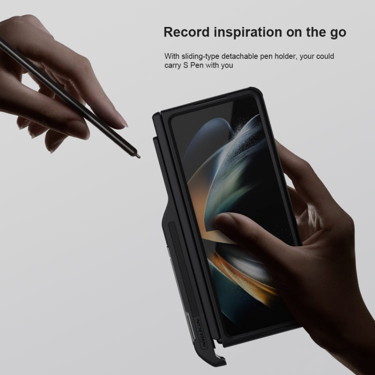For Samsung Galaxy Z Fold5 NILLKIN Frosted Fold PC + TPU Phone Case with Pen Slot(Green) - free shipping - PMC TechLife - Order now!