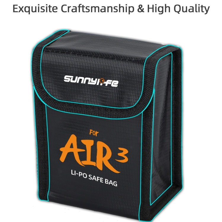 For DJI Air 3 Sunnylife Battery Explosion-proof Safe Bag Protective Li-Po Safe Bag For 2pcs Batteries - Carry Cases & Bags by Sunnylife | Online Shopping South Africa | PMC TechLife | Buy Now Pay Later Mobicred
