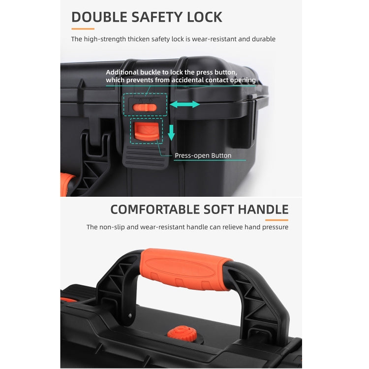 For DJI Air 3 Sunnylife Safety Carrying Case Large Capacity Waterproof Shock-proof Hard Travel Case Standard Version - free shipping - PMC TechLife - Order now!