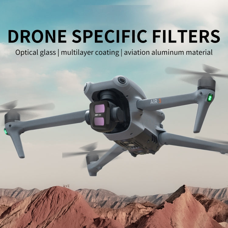 For DJI Air 3 JSR KB Series Drone Lens Filter, Filter:ND64PL - Lens Filter by JSR | Online Shopping South Africa | PMC TechLife | Buy Now Pay Later Mobicred