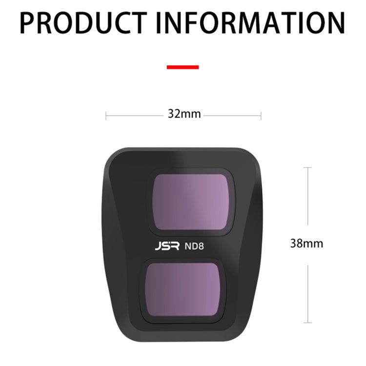 For DJI Air 3 JSR KB Series Drone Lens Filter, Filter:ND8PL - Lens Filter by JSR | Online Shopping South Africa | PMC TechLife | Buy Now Pay Later Mobicred