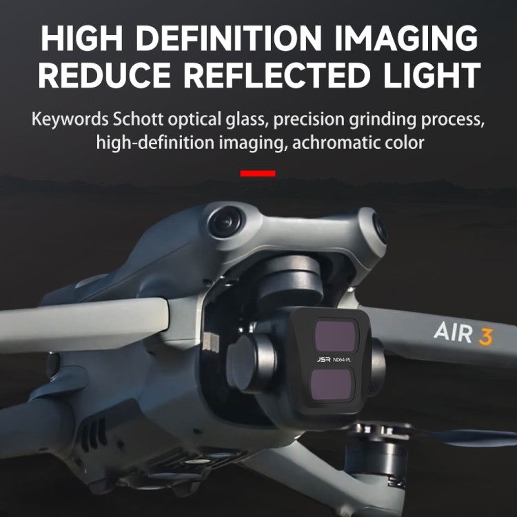 For DJI Air 3 JSR KB Series Drone Lens Filter, Filter:ND8PL - Lens Filter by JSR | Online Shopping South Africa | PMC TechLife | Buy Now Pay Later Mobicred