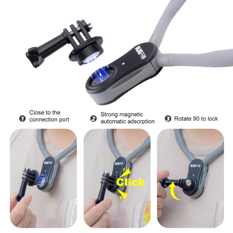 RUIGPRO Lazy Neck Bracket POV View Mount With J-Hook Buckle - Holder by RUIGPRO | Online Shopping South Africa | PMC TechLife | Buy Now Pay Later Mobicred