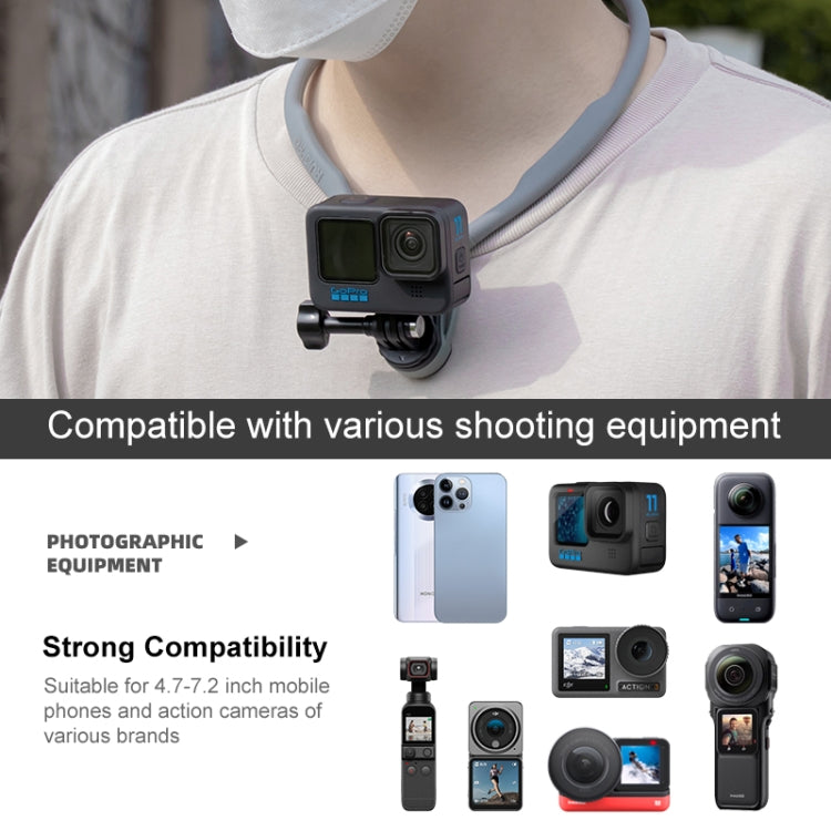 RUIGPRO Lazy Neck Bracket POV View Mount With Phone Clamp & Adapter - Holder by RUIGPRO | Online Shopping South Africa | PMC TechLife