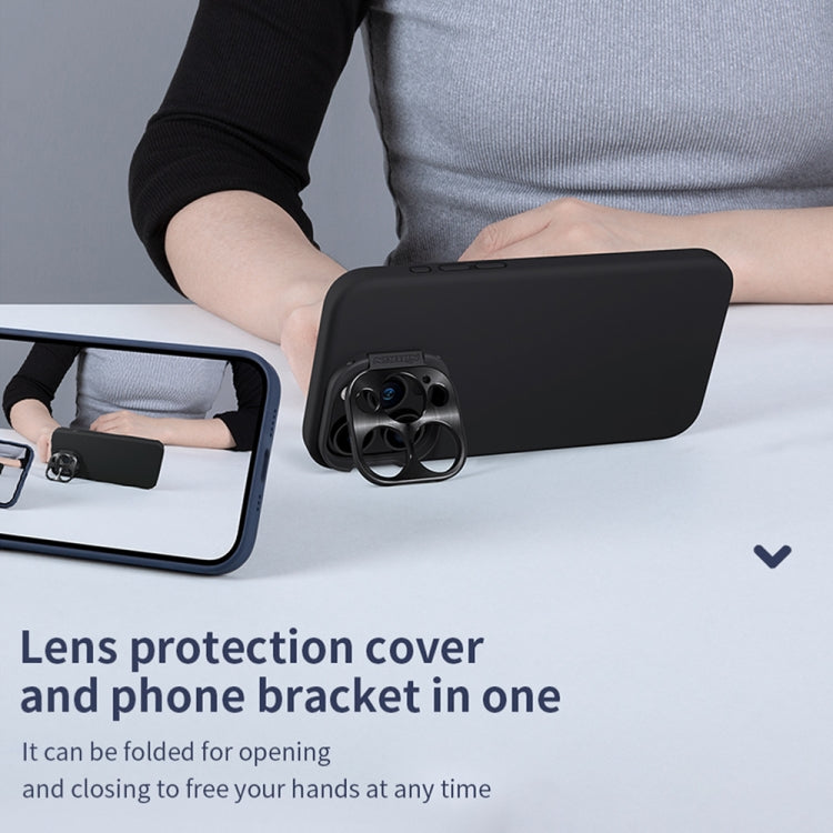 For iPhone 15 Pro Max NILLKIN Lens Wing Magsafe Magnetic Phone Case(Purple) - iPhone 15 Pro Max Cases by NILLKIN | Online Shopping South Africa | PMC TechLife | Buy Now Pay Later Mobicred