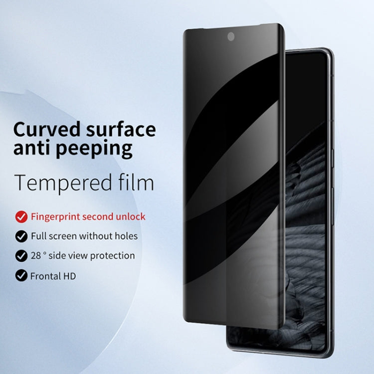 For Google Pixel 7 Pro 3D Curved Edge Privacy Tempered Glass Film - free shipping - PMC TechLife - Order now!