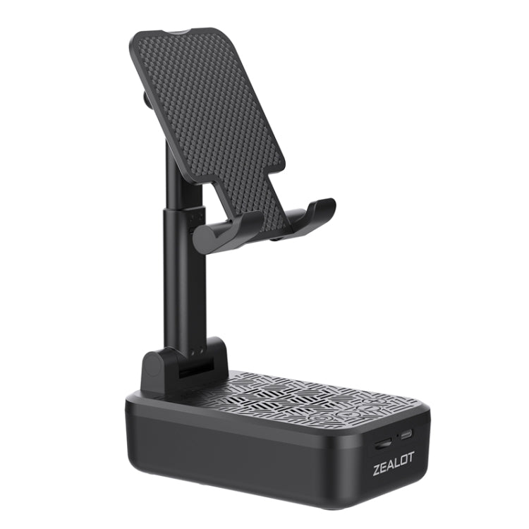 Zealot Z7 2 in 1 Foldable Phone Holder with Wireless Bluetooth Speaker(Black) - free shipping - PMC TechLife - Order now!